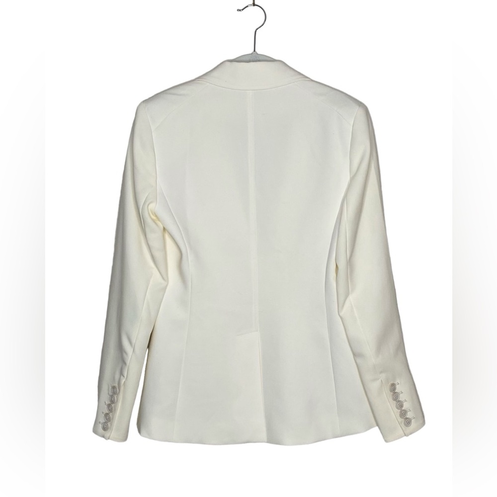 PAIGE Chelsee Notch Collar Blazer in Ecru Size S - Picture 2 of 7